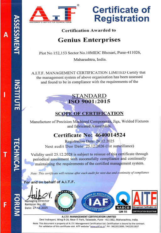 About Us ISO Certificate